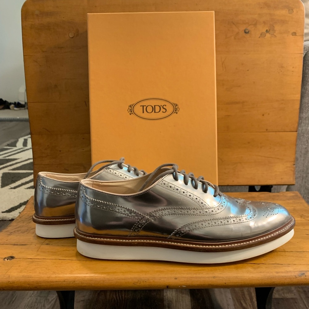 TODS Oxford shoe Gomma XL Womens Francesina Bucature